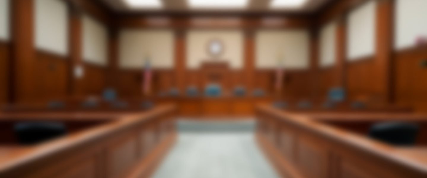 Sala de vistas de un tribunal