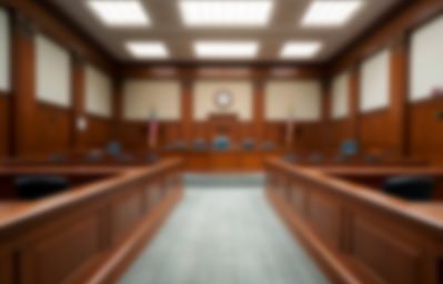 Sala de vistas de un tribunal